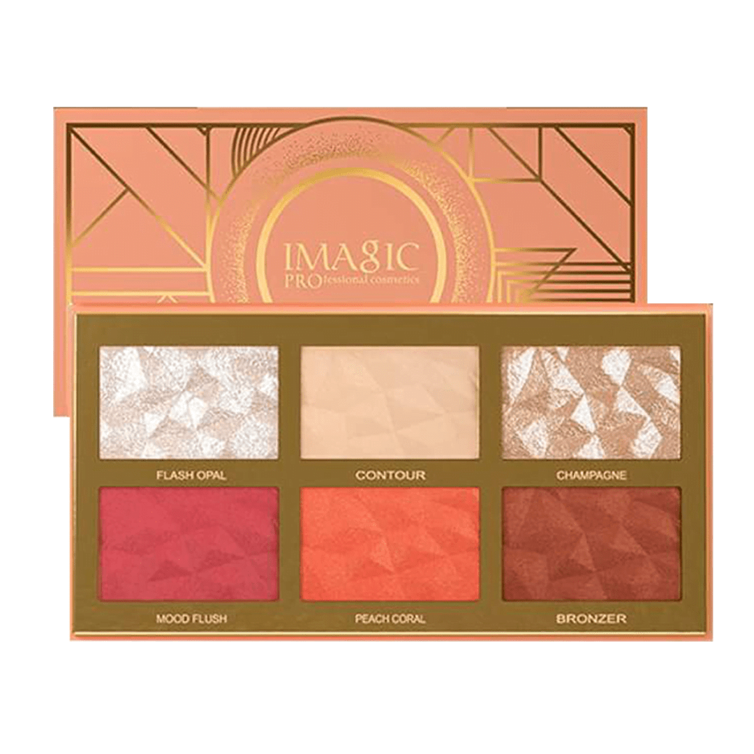 Imagic Highlighter, Blush And Contour Palette