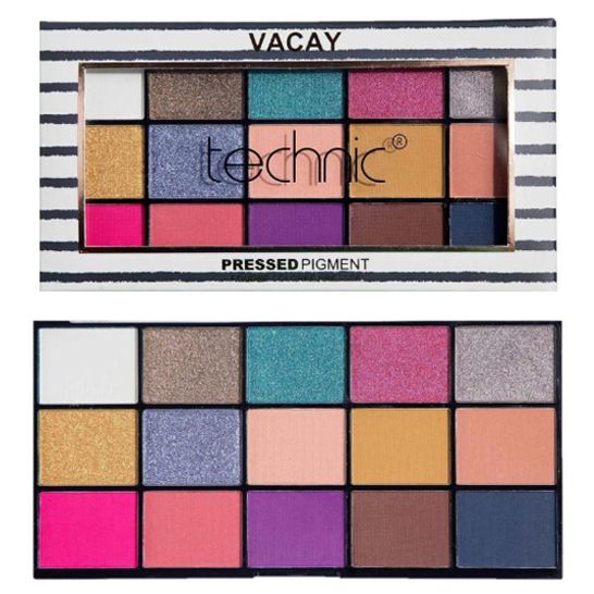 Technic Pressed Pigment Eyeshadow Palette Vacay