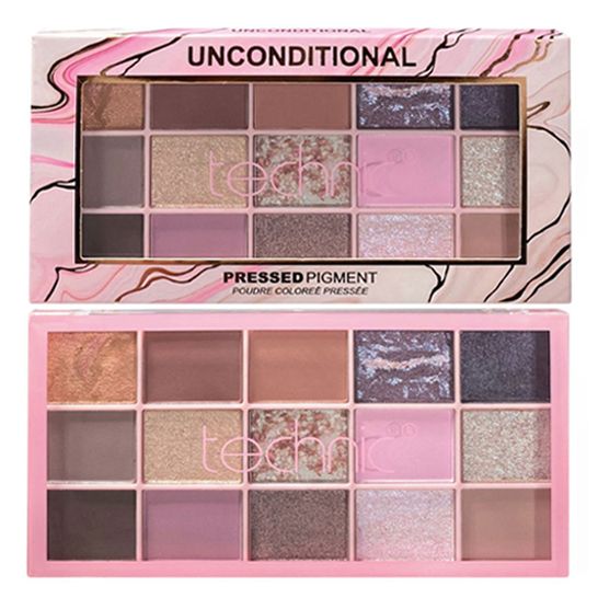 Technic Pressed Pigment Eyeshadow Palette Unconditional