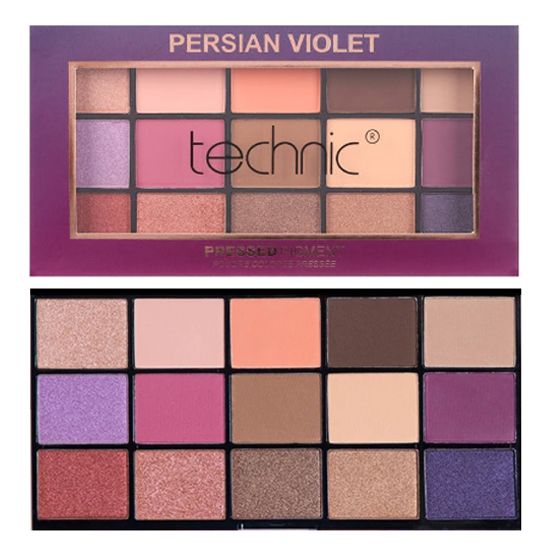 Technic Pressed Pigment Eyeshadow Palette Persian Violet