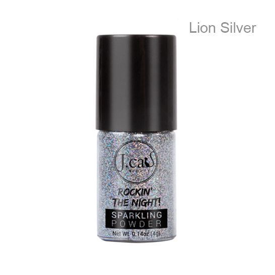 J Cat Rocking The Night Sparkling Powder #Lion Silver