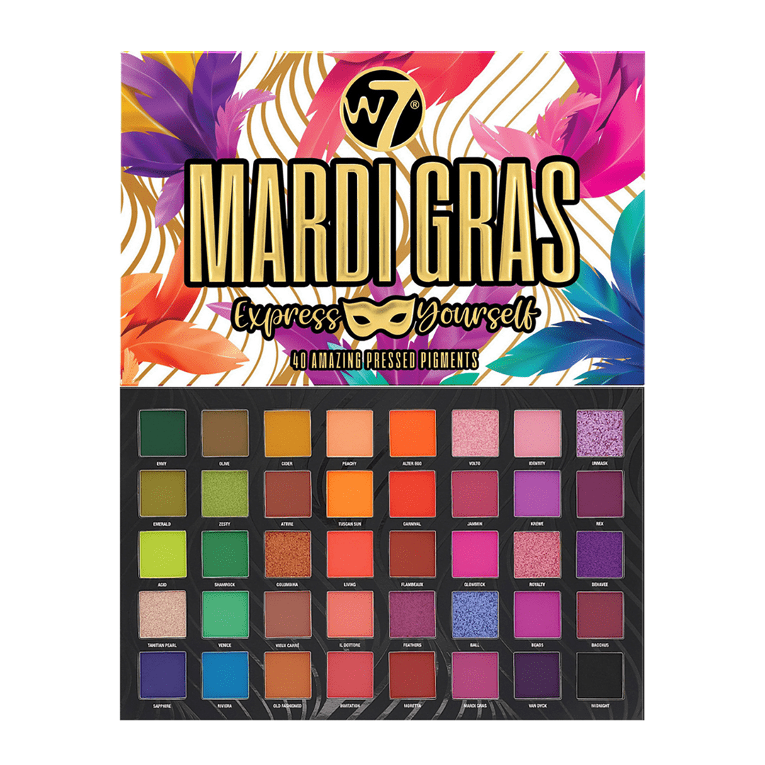 W7 Eyeshadow Palette - Mardi Gras