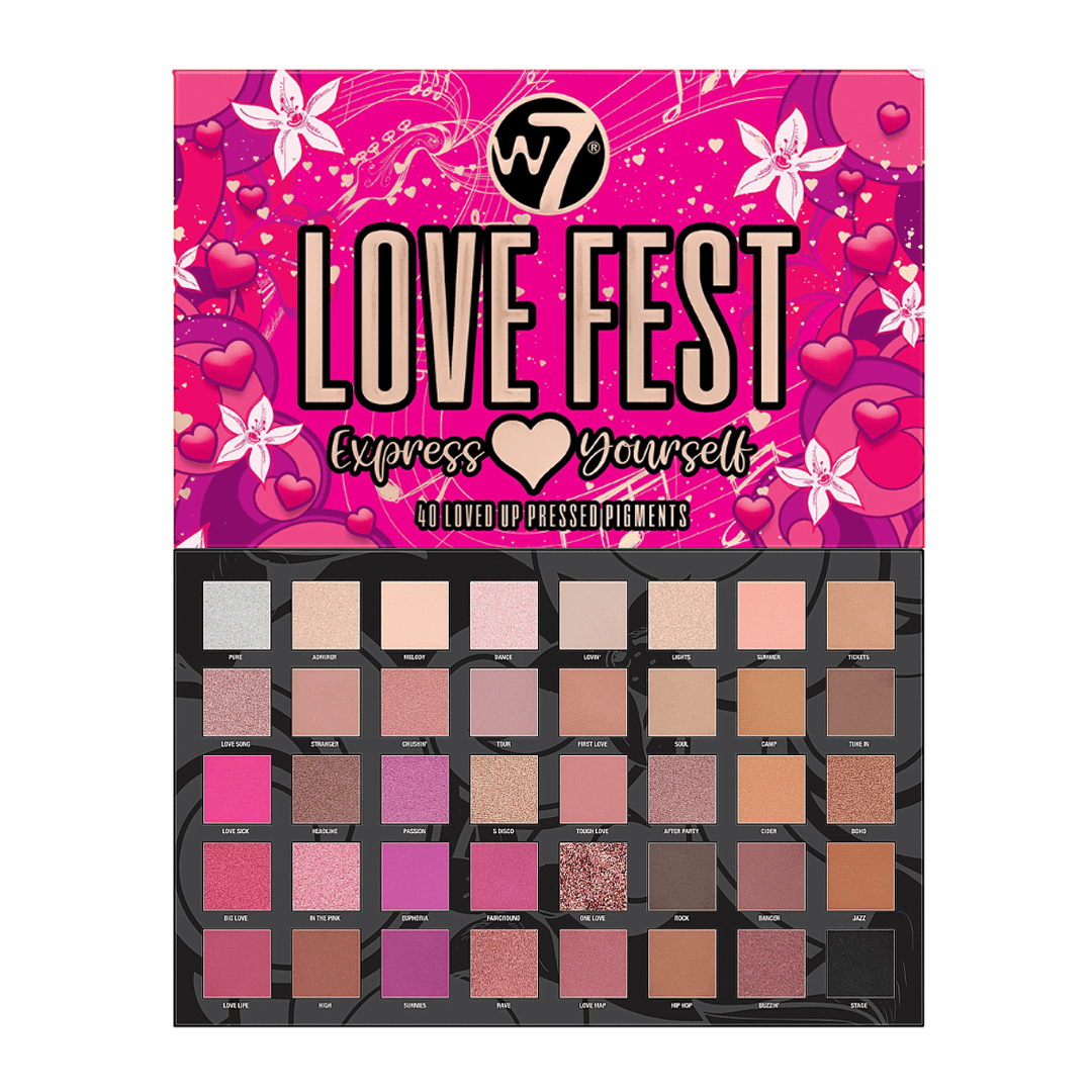 W7 Eyeshadow Palette - Love Fest