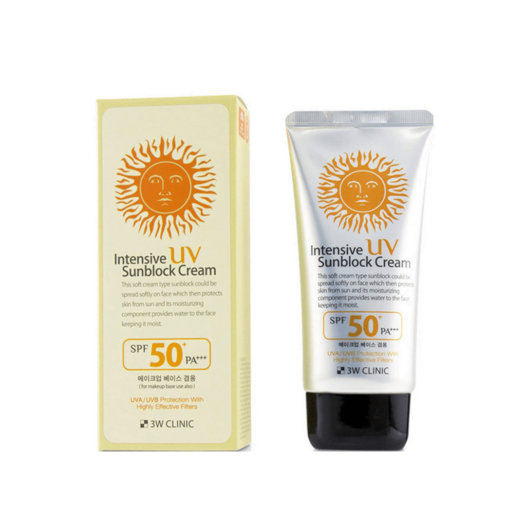 3W Clinic Intensive UV Sunblock Cream - 70ml