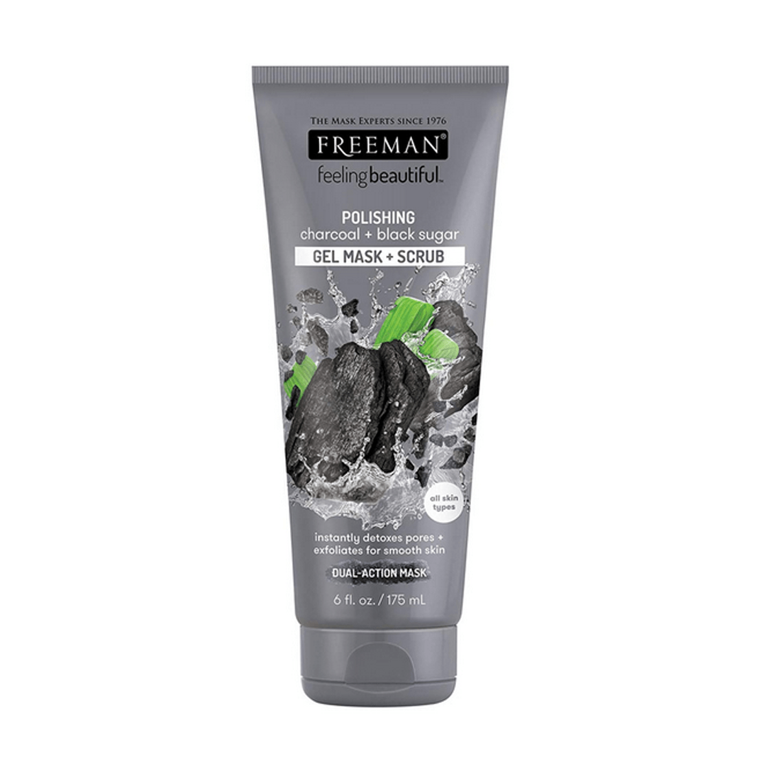 Freeman Polishing  Charcoal + Black Sugar Gel Mask + Scrub