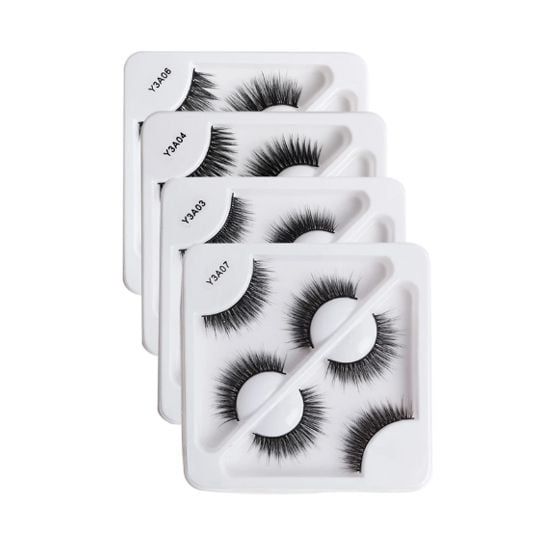 Magefy 3Pair Natural Eyelash Set