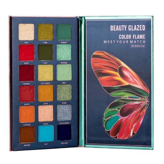 Beauty Glazed Color Flame 18 Colors Eyeshadow Palette #B111