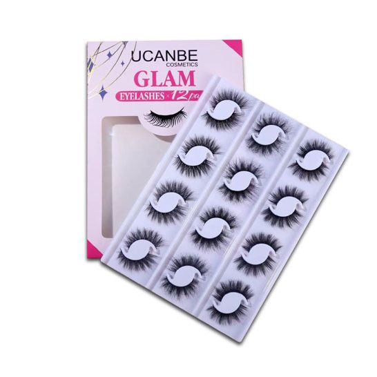 Ucanbe 12 Pair Glam Eyelash