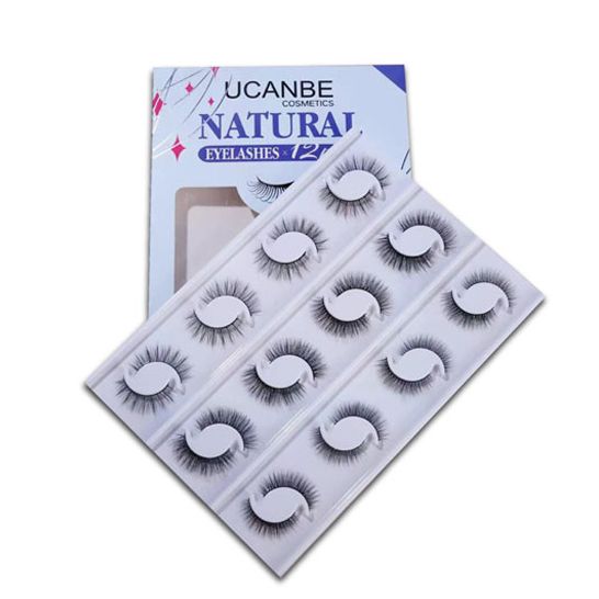 Ucanbe 12 Pair Natural Eyelash