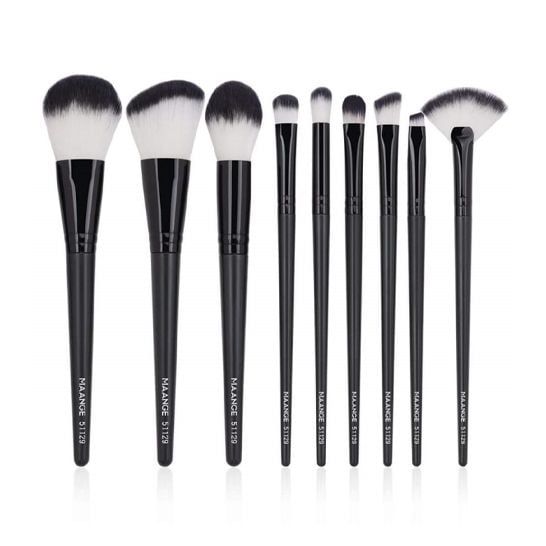 Maange 9 Pieces Brush Set - Black