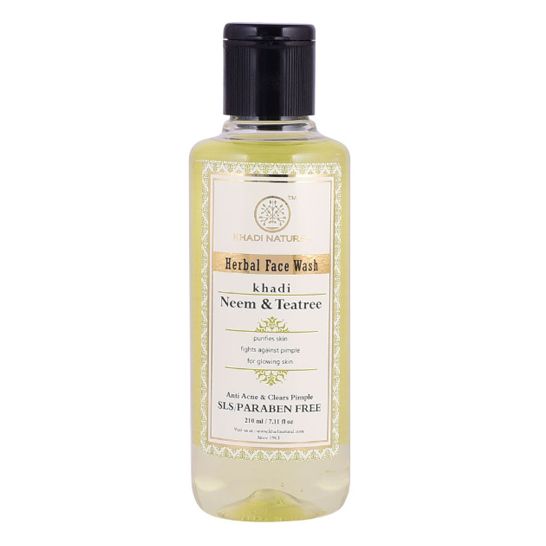 Khadi Facewash Neem & Tea Tree - 210ml