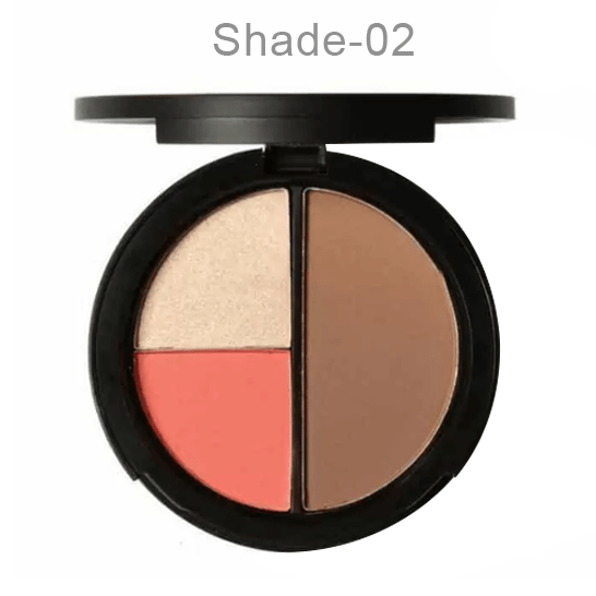 Focallure Blush Highlighter Contour Palette Shade #2