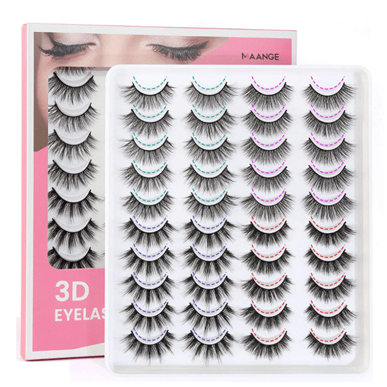 Maange 20 Pairs 3D Eyelashse