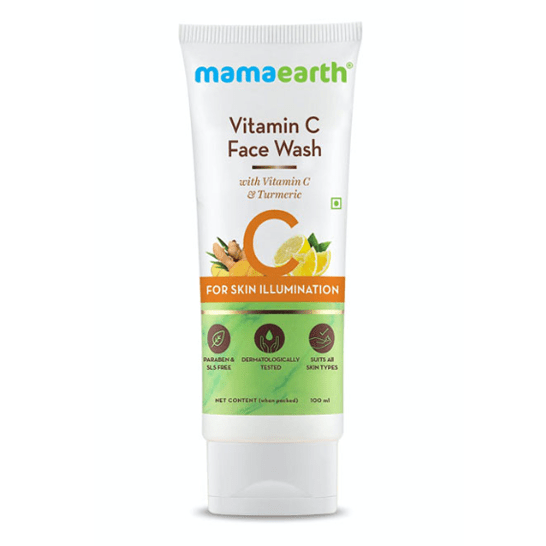 Mamaearth Vitamin C Facewash With Vitamin C & Turmeric for Skin Illumination - 100ml