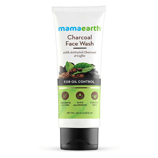 Mamaearth Charcoal Facewash With Activated Charcoal & Coffe for Oil Control - 100ml