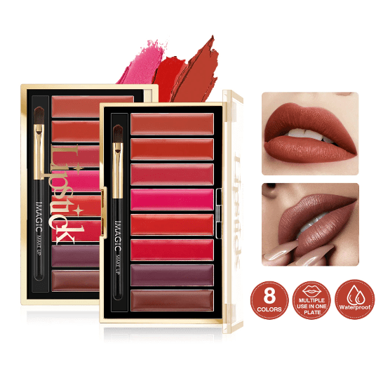 Imagic 8 Color Velvet Matte Lip Palette