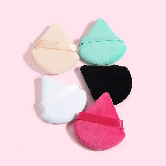 Maange 5 Pieces Triangle Makeup Powder Puff