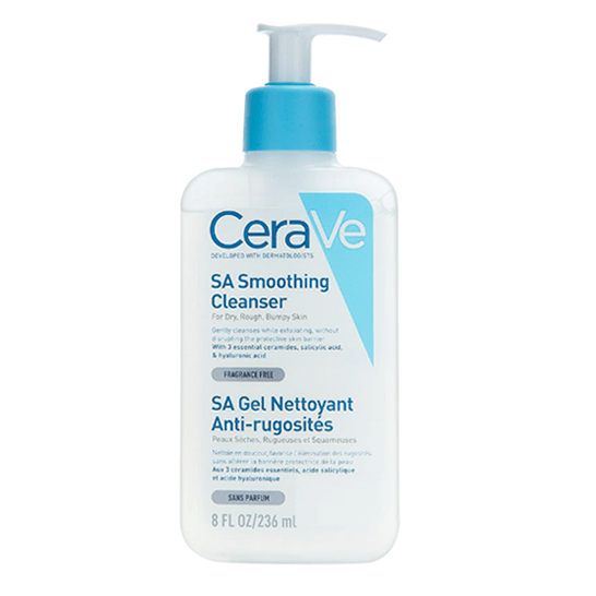 Cerave Sa Smoothing Cleanser For Dry, Rough, Bumpy Skin - 236ml