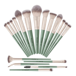 Maange 18 Pieces Makeup Brush Set - Green