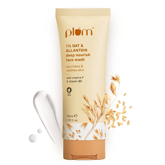 Plum 1% OAT and Allantoin Deep Nourish Facewash