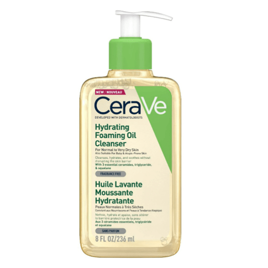 Cerave Hydrating Foaming Oil Cleanser For Normal to Very Dry Skin - 236ml