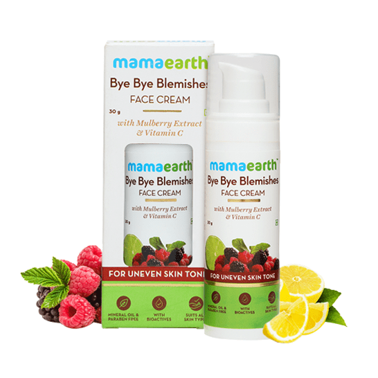 Mamaearth Bye Bye Blemishes Face Cream with Mulberry Extract & Vitamin C