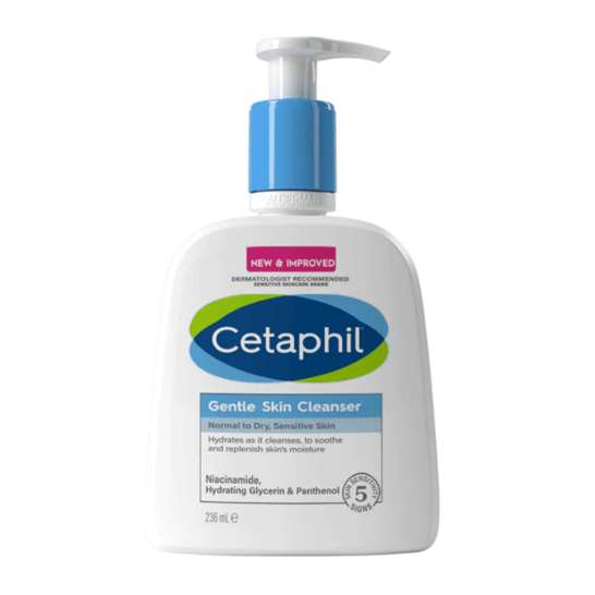 Cetaphil Gentle Skin Cleanser Normal to Dry, Sensitive Skin (USA Version) - 236ml