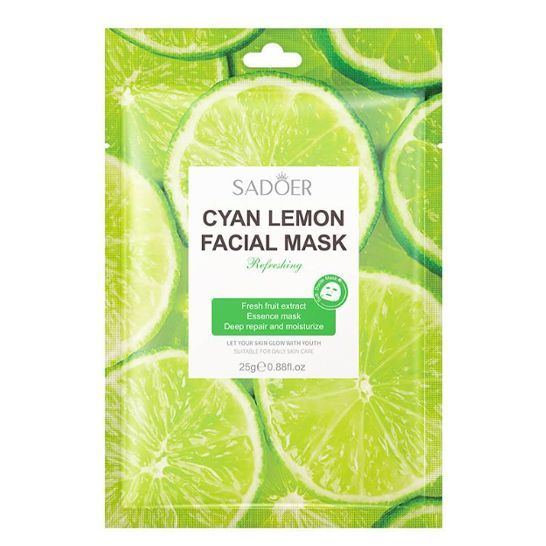 Sadoer Cyan Lemon Facial Sheet Mask