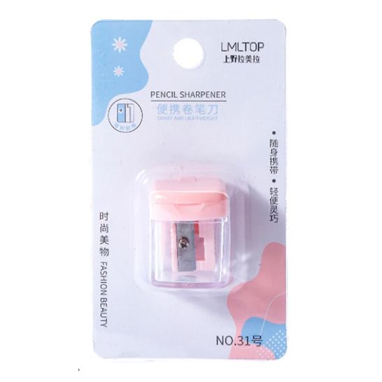 Lmltop Pencil Sharpener Smart and Lightweight - Pink