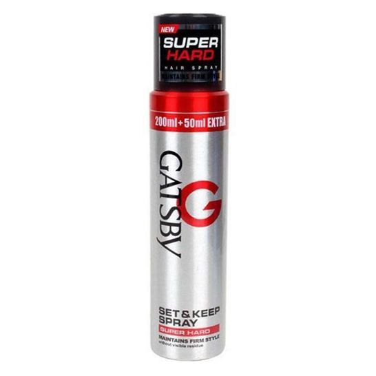 Gatsby Super Hard Set & Keep Styling Hair Spray