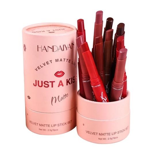 Handaiyan Just a Kiss Velvet Matte 8pcs Lipstick Set