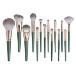 Maange 14 Pieces Makeup Brush Set – Green