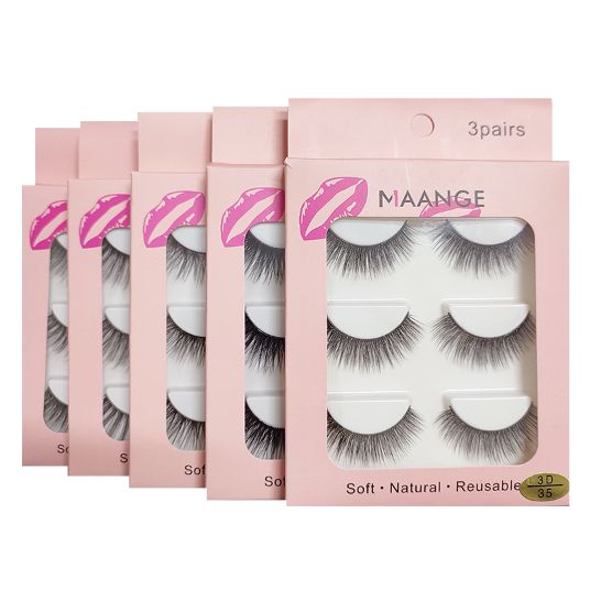 Maange 3 Pairs Eyelash Set