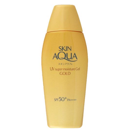 Rohto Skin Aqua UV Super Moisture Gel Gold SPF 50+