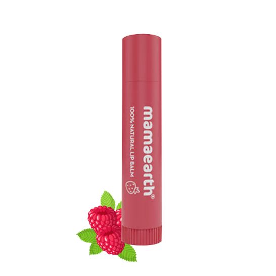 Mamaearth Lip Balm Nourishing Tinted With Vitamin E & Raspberry