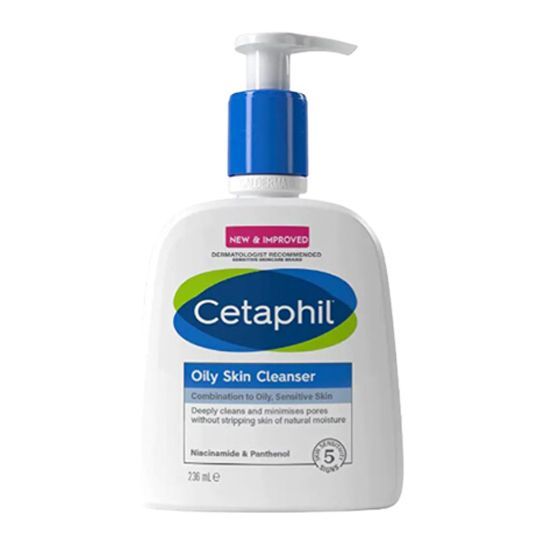 Cetaphil Oily Skin Cleanser For Combination to Oily, Sensitive Skin - 236ml