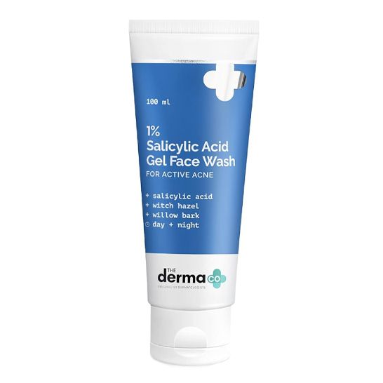 The Derma Co 1% Salicylic Acid Gel Face Wash with Salicylic Acid & Witch Hazel - 100ml