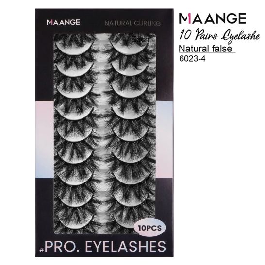 Maange 10 Pair Pro Eyelashes 6023-4