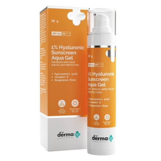 The Derma Co 1% Hyaluronic Sunscreen Aqua Gel