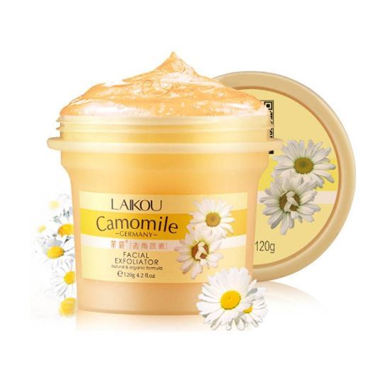 Laikou Camomile Exfoliating Body Scrub Gel - 120gm