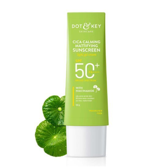 Dot & Key Cica Calming Mattifying Sunscreen SPF 50+ PA++++ (50g)