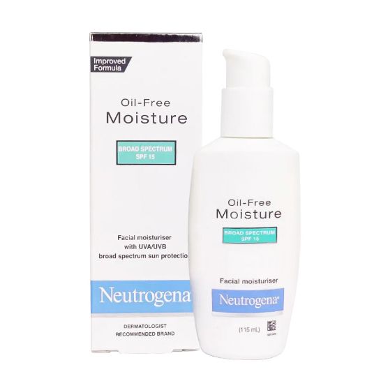 Neutrogena Oil Free Moisture Facial Moisturiser With UVA/UVA Board Spectrum Sun Protection - 115ml