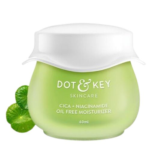 Dot & Key Cica Calming Oil Free Moisturizer for Acne Prone Skin - 60ml