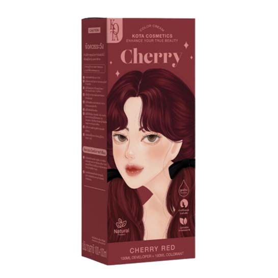 Kota Cosmetics Hair Color Cream Cherry Red - 100ml