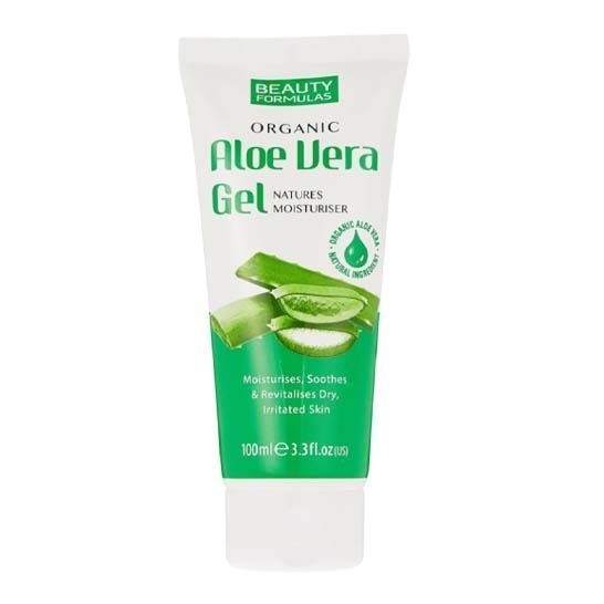 Beauty Formulas Organic Aloe Vera Gel Natures Moisturiser - 100ml