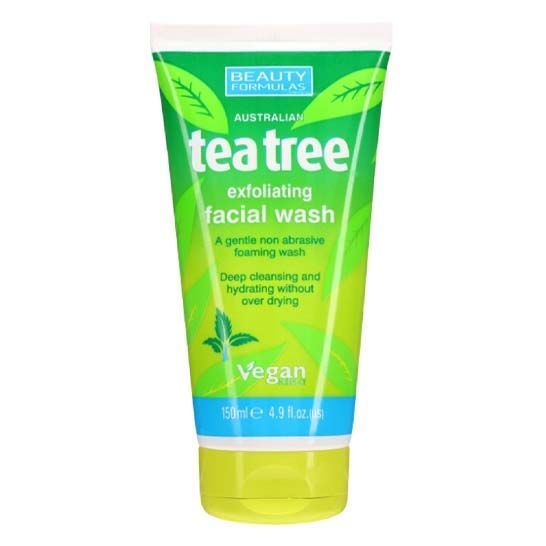 Beauty Formulas Tea Tree Exfoliating Facewash -150ml