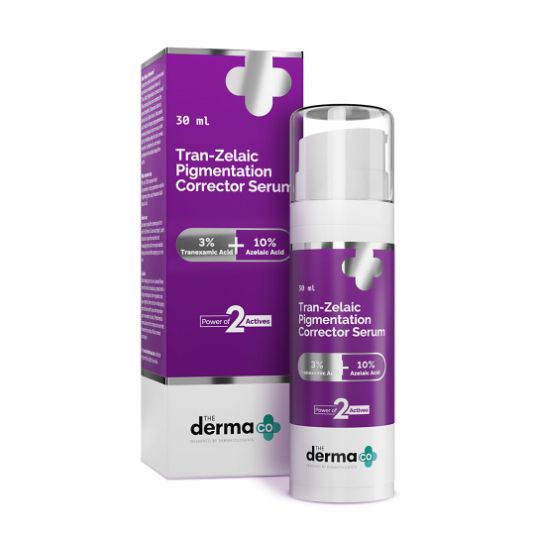 The Derma Co Tran Zelaic Pigmentation Corrector Serum with Tranexamic Acid & Azelaic Acid - 30ml