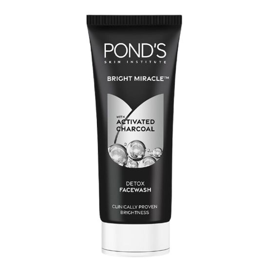 Ponds Bright Miracle Ultimate Activated Charcoal Detox Facewash - 100gm