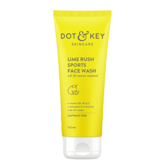 Dot & Key Lime Rush Sports Facewash Oil & Sweat Control - 100ml