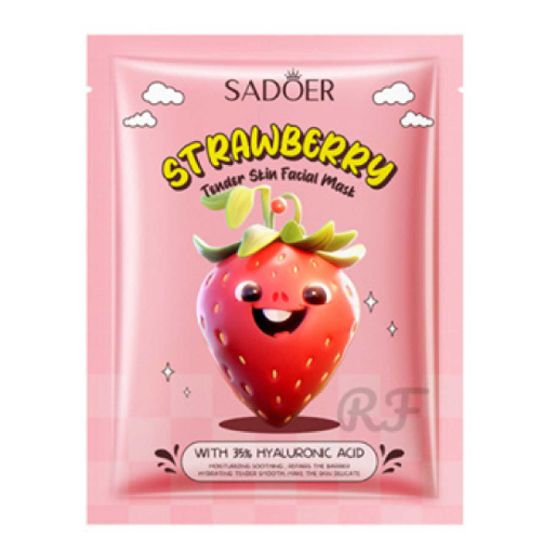 Sadoer Strawberry Tender Skin Facial Mask - 25gm